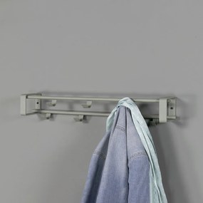 Zeleno-sivý kovový nástenný vešiak Rex – Spinder Design