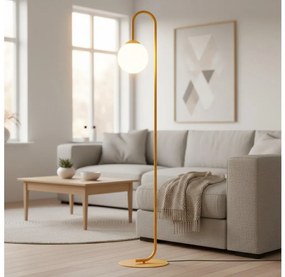 Stojacia lampa FLOR 1xE14/10W/230V oranžová