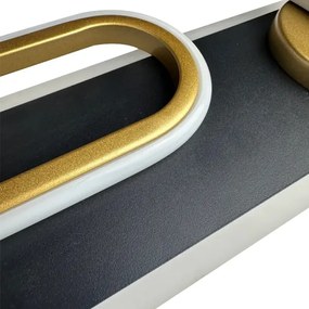 LED Stmievateľné stropné svietidlo LED/60W/230V 3000-6500K čierna + diaľkové ovládanie