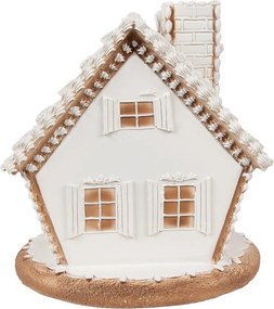 Cukrová perníková chalúpka s Led svetielkami Gingerbread House - 17 * 16 * 17 cm / 3 * AAA