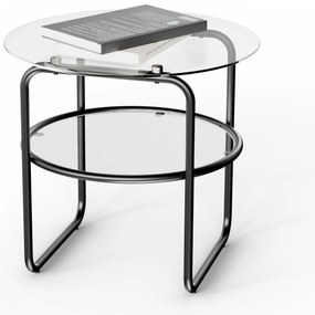 Konferenčný stolík so sklenenou doskou