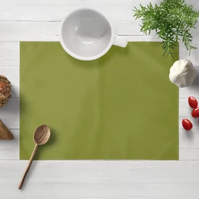 Biante Dekoračné prestieranie na stôl Rongo RG-095 Olivovo zelené 35x45 cm