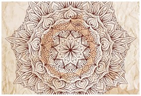 Samolepiaca tapeta abstraktná etnická Mandala