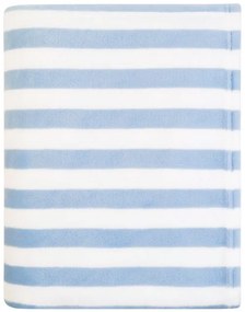 Deka GATSBY pruhovaná, modrá / biela