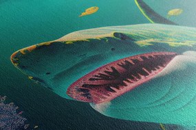 Obraz surrealistický žralok Varianta: 40x60