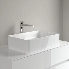 VILLEROY &amp; BOCH Collaro obdĺžnikové umývadlo na dosku bez otvoru, bez prepadu, 560 x 360 mm, biela alpská, 4A205601