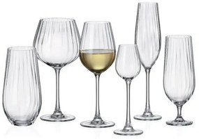 BOHEMIA COLUMBA OPTIC POHÁR NA ŠAMPANSKÉ 260ML SADA 6KS
