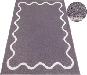 Koberec Lima M180A fialový / krémový