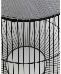 Beam príručný stolík čierny  Ø40 cm