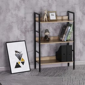 BONTEC Regál, mdf, hnedá, GD-313 OAK Farba: Prírodné