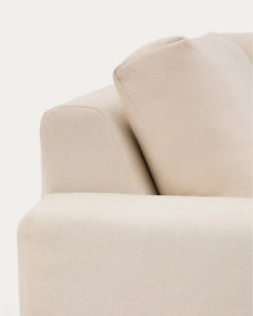 Béžová ženilková rohová pohovka (variabilný roh/do L) Alea – Kave Home