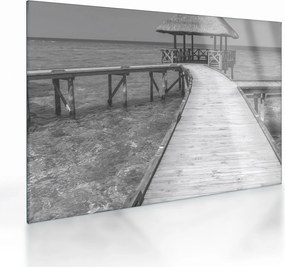 Sklenený obraz - Maledivy (70x50 cm)
