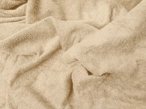 Froté plachta MOLTON béžová 90 x 200 cm