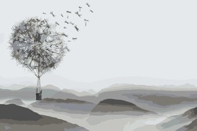 Gario Maľovanie podľa čísel Balón z púpavy Rozmery: 60 x 40 cm, Rámovanie: Iba zrolované plátno