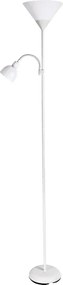 Brilagi - Stojacia lampa ARIANA 1xE27/100W/230V + 1xE14/25W biela