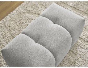 Svetlosivá ženilková podnožka Roxelane – Bobochic Paris