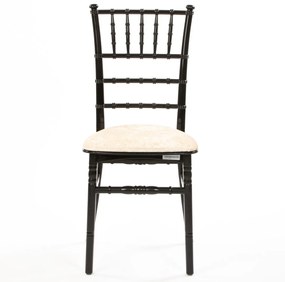 CHIAVARI PLASTIC BLACK PLASTOVÁ SVADOBNÁ STOLIČKA black