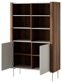 Knihovna Wrap 105 cm ořech/kašmír