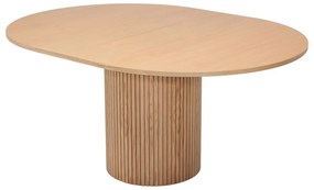 Okrúhly rozkladací jedálenský stôl v dekore duba ø 115 cm Malaga – Bonami Selection