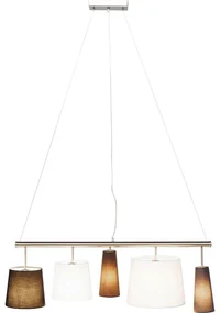 InternetovaZahrada - Kare Design Závesná lampa Parecchi Silver 100 cm