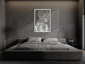 drevko Moderný obraz Žena Rozmer obrazu: 44,5 x 31 cm, Farba dekorácie: Čierna