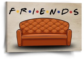 Sablio Obraz Seriál Priatelia FRIENDS Gauč - 60x40 cm
