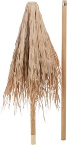 Prírodný slamený dekoračný slnečník Straw S - ∅ 150*270 cm