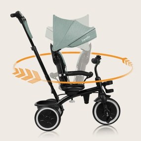 Lionelo - Detská trojkolka BERRY Green Forest