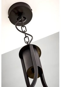 Jupiter 2099 - Luster na reťazi ARTHUR 3xE27/15W/230V modrá/čierna