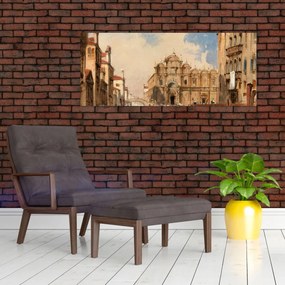 Obraz - Jules-Romain Joyant, The Scuola di San Marco, Venice, reprodukcia (120x50 cm)