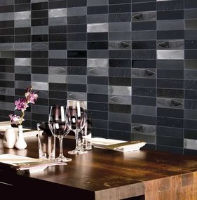 Mozaika Geo Negro 30x30