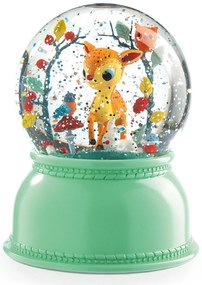 Nočné svetlo v snehovej guli - Jelenček