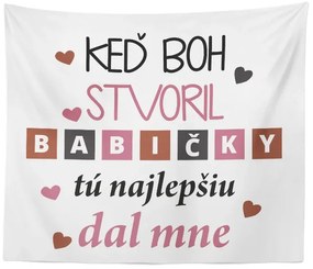 Sablio Deka Keď Boh stvoril babičky: 150x120 cm