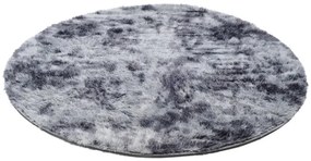 Koberec SILK DYED MR-577 sivý kruh