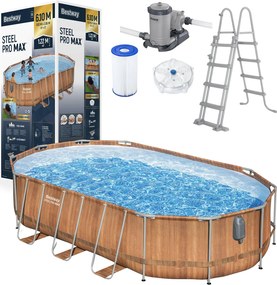 Bestway 56719 Power Steel záhradný bazén 610 x 366 x 122 cm