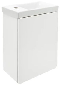 Cersanit Dormo kúpeľňová skrinka s umývadlom 40x21,5x64 cm biela lesk SIKONCMO014BL