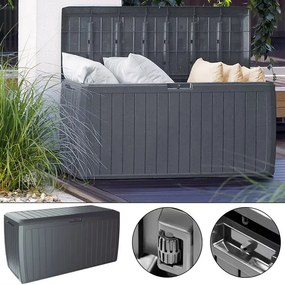 InternetovaZahrada Úložný box Board s kolieskami 290 L - antracit