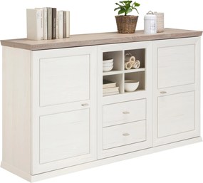 XXXLutz KOMODA, sivá, biela, 160/89/43 cm Hom`in - Komody - 000003000103