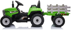 Detské elektrické autíčko BestBerg BBCC-30G - traktor / od 3 rokov / nosnosť 30 kg / zelené