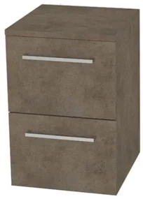 Mereo, Mereo Bino, kúpeľňová skrinka spodná 50 cm, Multidecor, Betón Chicago tmavosivý, MER-CN694BCS2