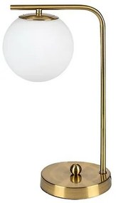 Rabalux 74203 stolná LED lampa Kiara, zlatá
