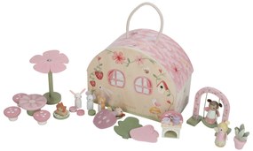 Domček pre víly drevený prenosný Fairy Garden