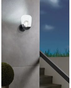 Eglo 98701 - Vonkajšie nástenné svietidlo DONATORI 1xE27/60W/230V IP44