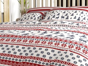 Obliečky z mikrovlákna TWINKLE CHRISTMAS farebné Rozmer obliečky: 2 ks 70 x 90 cm | 200 x 220 cm