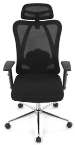 Autronic BONTEC Kancelárska stolička, výškovo nastaviteľná, čierna sieťovina, KA-R216 BK Farba: Čierna
