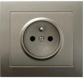 Jednoduchá zásuvka s uzemnením GP-1WZ/45