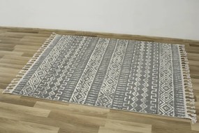 Koberec Karof 2571A sivý / bielý
