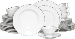 XXXLutz KOMBINOVANÝ SERVIS Maria Theresia Platin 30-dielne Creatable - Online Only bytové doplnky - 007768059202