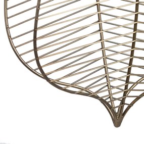 Závesné svietidlo v zlatej farbe s kovovým tienidlom – Ixia