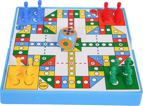 Spoločenská hra LUDO Penguin modrá